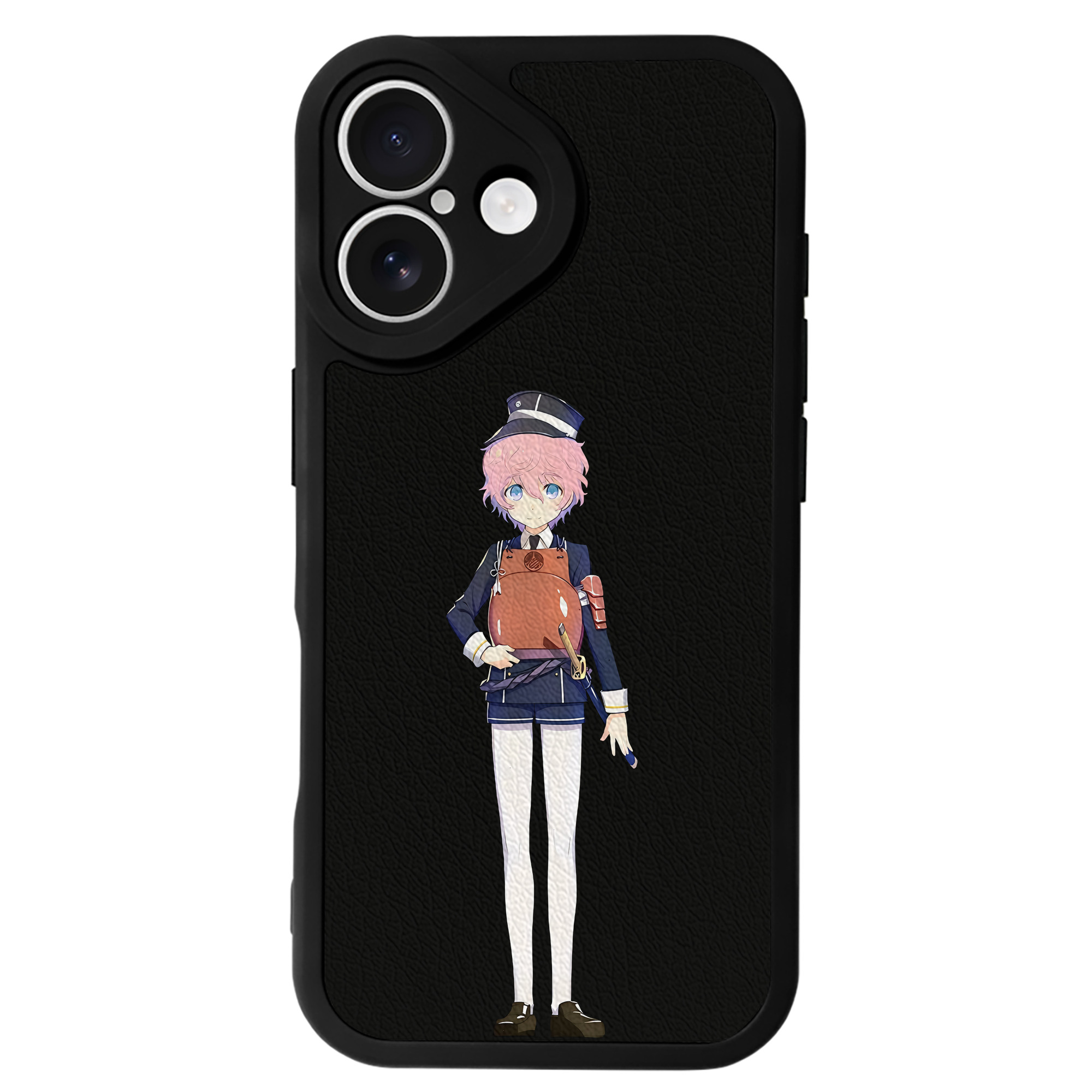 （画像用） 刀剣乱舞 Touken Ranbu 【iPhone 16シリーズ対応】シリコンスマホケース（レザー調） 材質：シリコン
